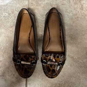 Coach leopard loafers